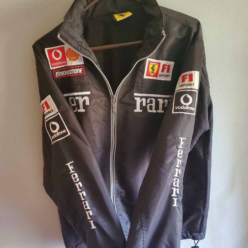 Ferrari and Bridgestone Vintage F1 Racing Jacket